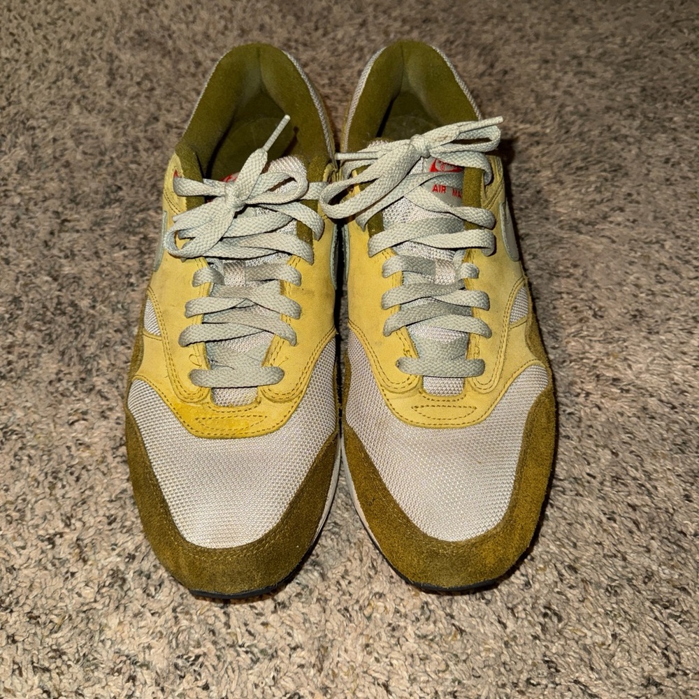 Nike Men’s Air Max 1 Curry Pack (Olive) Size 11 - Picture 2 of 8